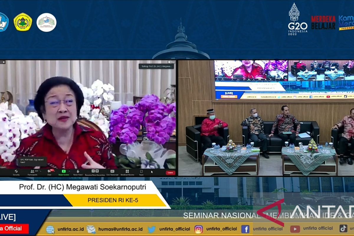 Megawati dorong generasi muda miliki semangat juang pertahankan NKRI