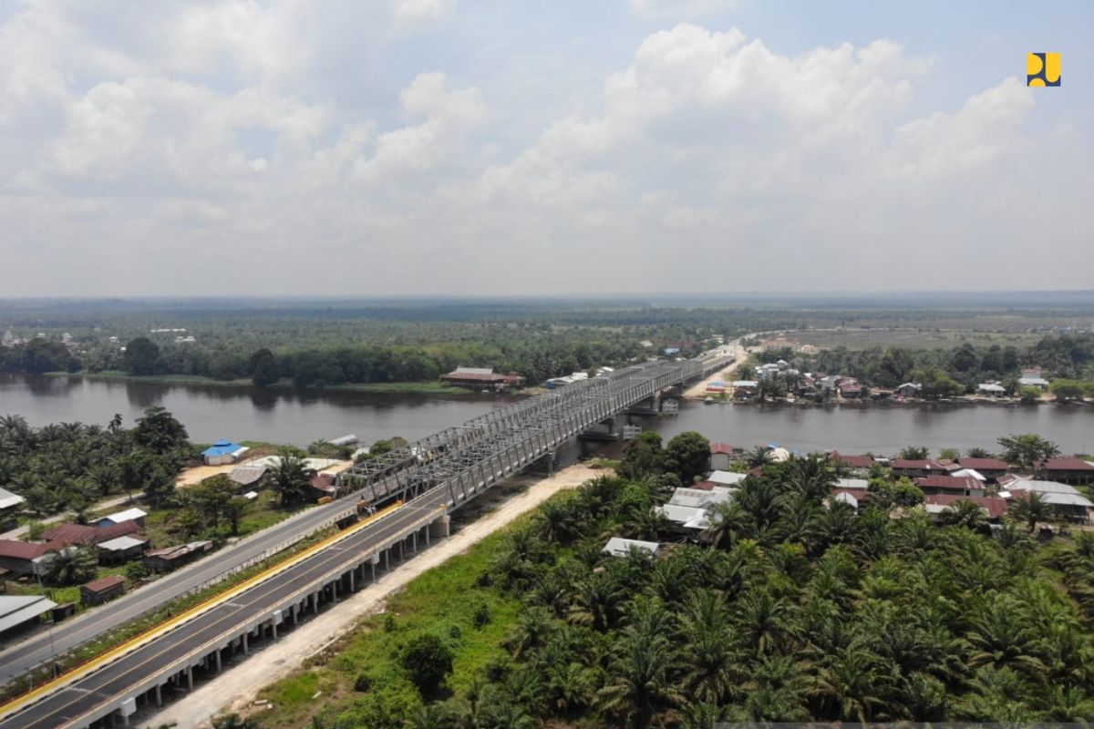 Menteri PUPR: Duplikasi Jembatan Nilo Pelalawan, Riau lancarkan konektivitas