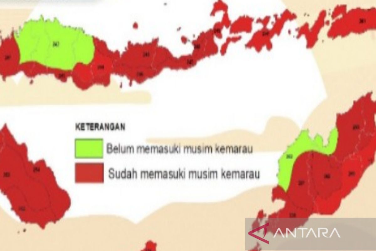 BMKG: Dua zona musim di NTT belum masuki musim kemarau