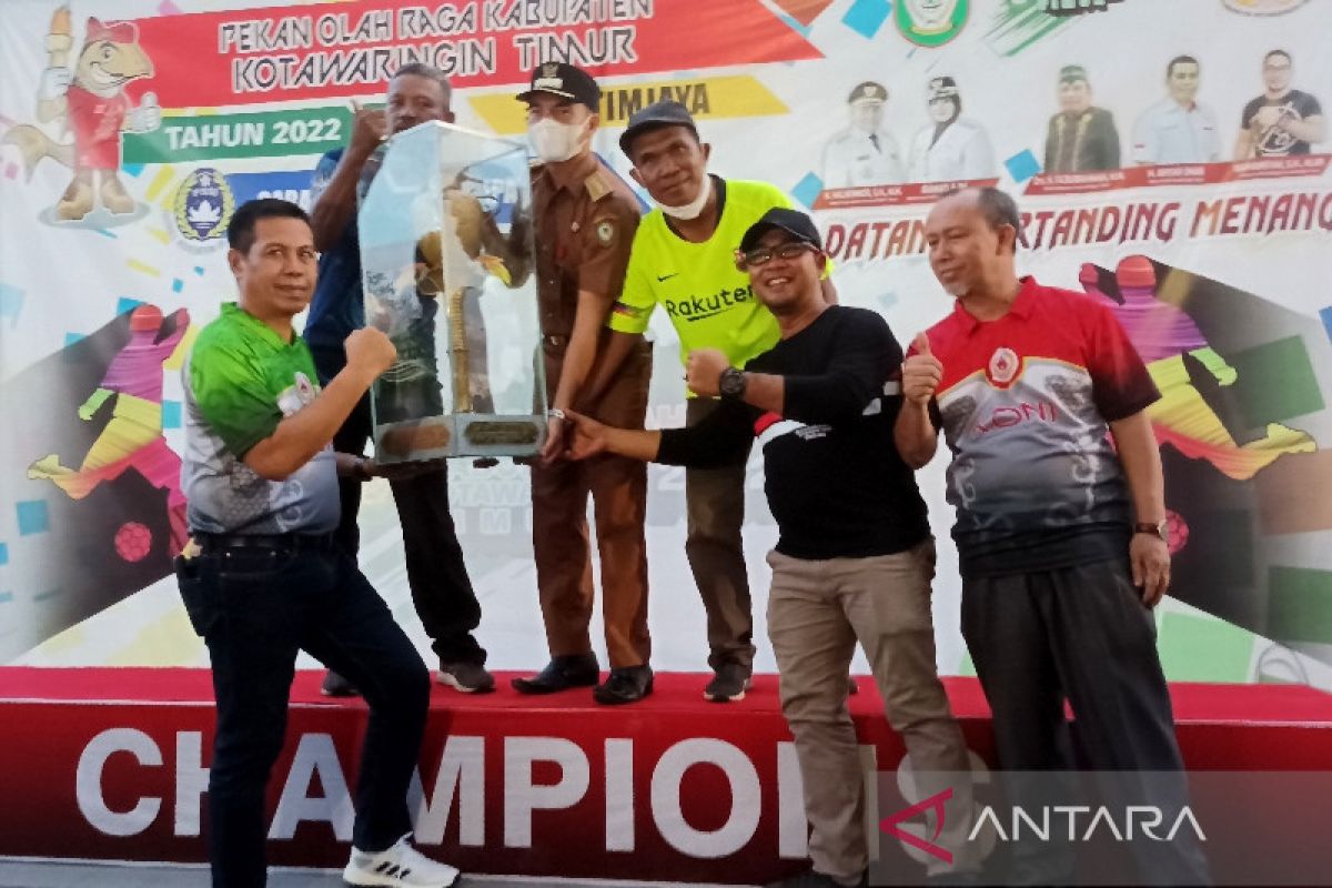 Ketapang juara umum Porkab Kotim, ini rincian perolehan medali