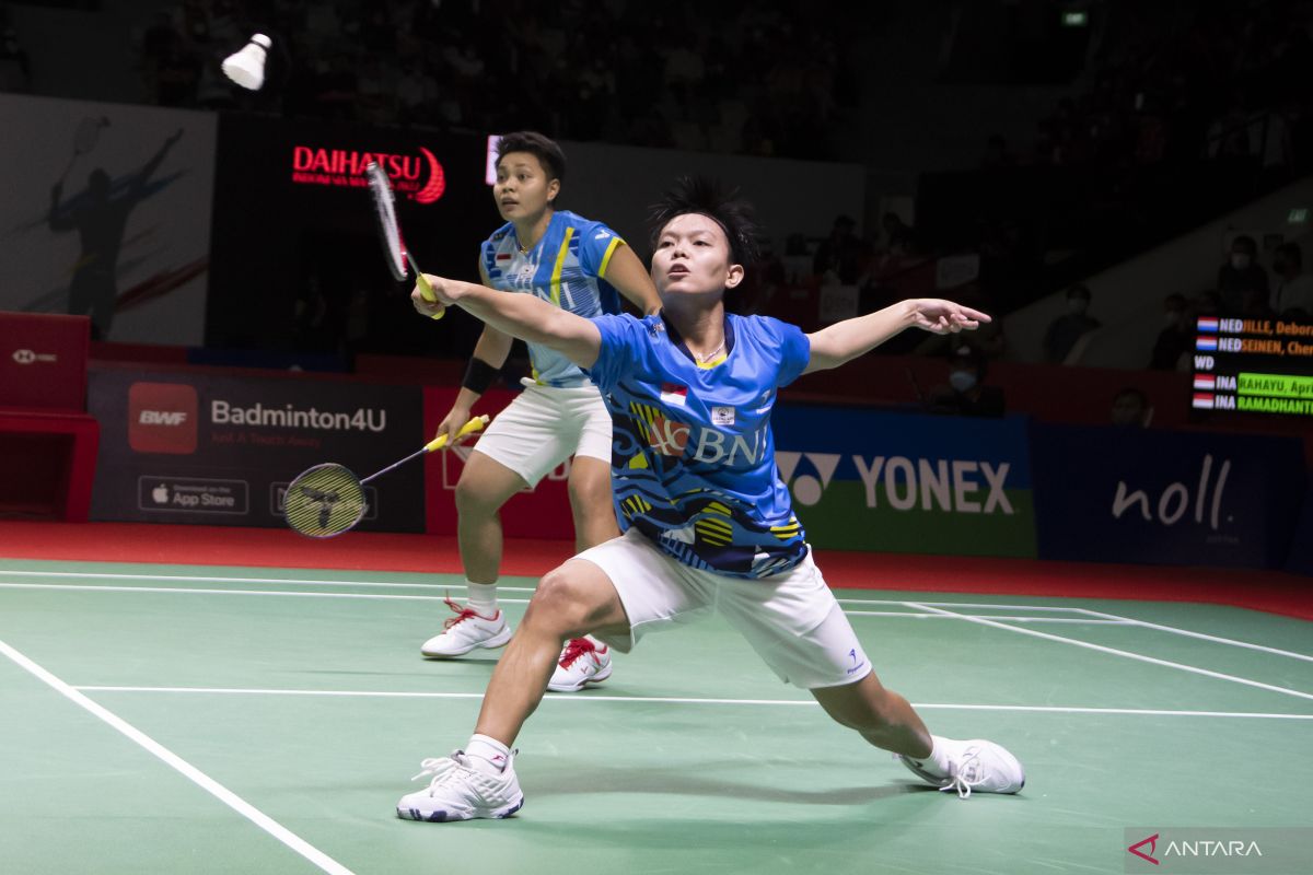 Apriyani/Ramadhanti tekuk ranking dua BWF asal Korsel