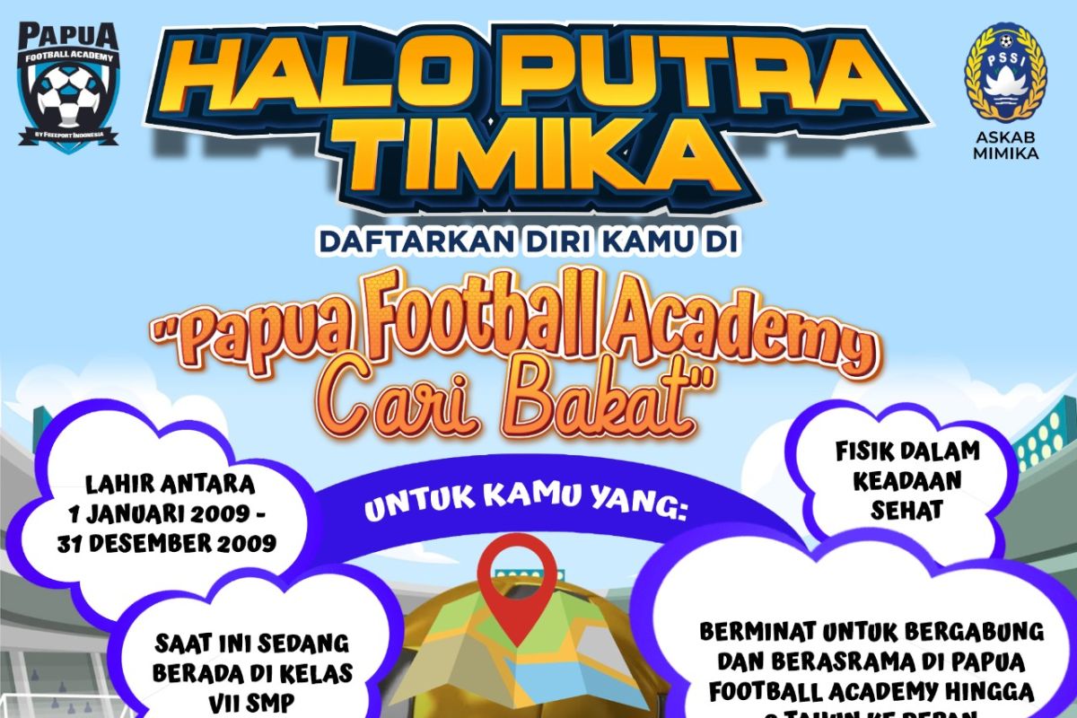 Papua Football Academy lakukan pencarian pemain muda berbakat