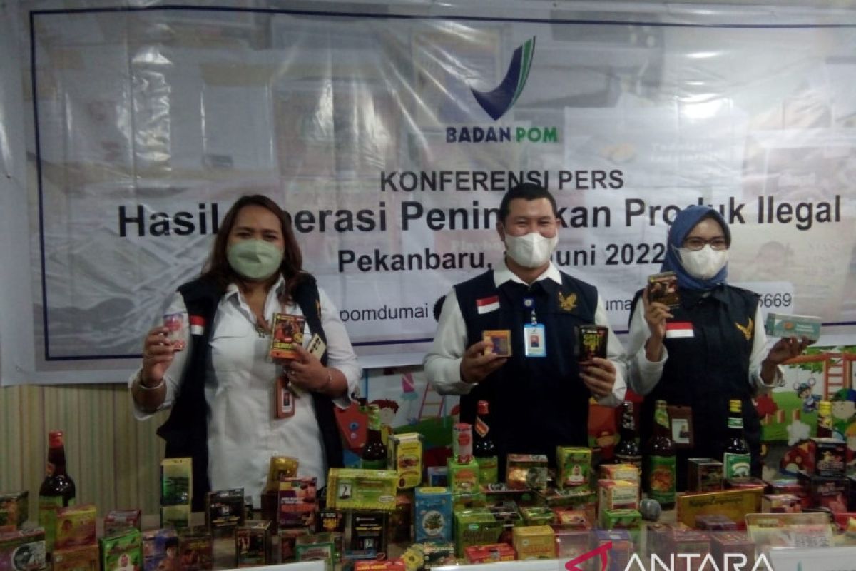 BBPOM Pekanbaru temukan 74.968 obat tradisional ilegal