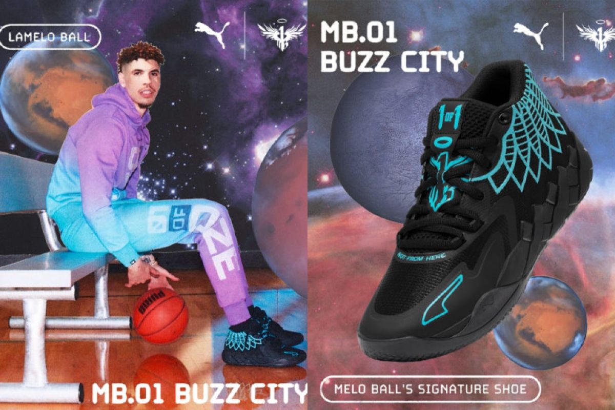 PUMA kolaborasi dengan LaMelo Ball hadirkan sepatu spesial 'MB.01'