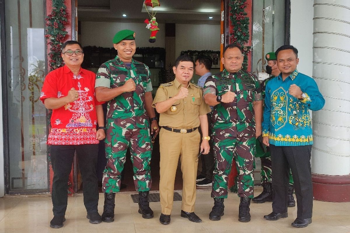 Pemkab Bartim tetap gandeng Kodim 1012 Buntok membangun jalan