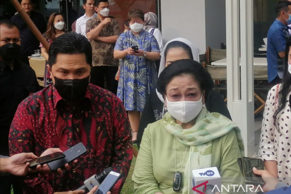 Megawati  Soekarnoputri berpesan pelaku UMKM dilibatkan di gedung Sarinah