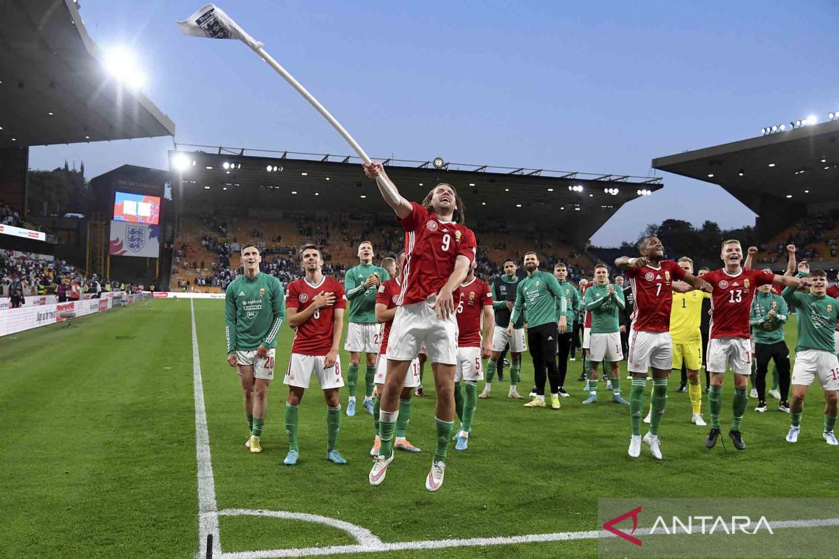 Pertandingan Grup A3 UEFA Nations League, Hungaria hancurkan Inggris empat gol tanpa balas