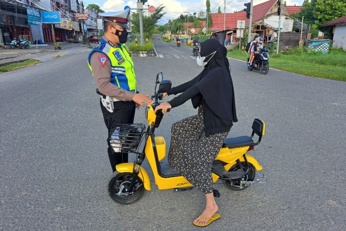 Polres Gunung Mas gencar sosialisasikan aturan penggunaan sepeda listrik