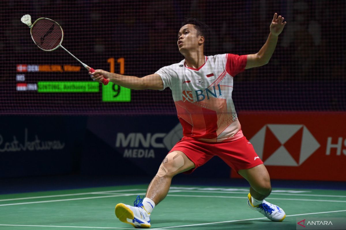 Perlu waktu 29 menit, Anthony Ginting maju ke babak 16 besar Kejuaraan Dunia