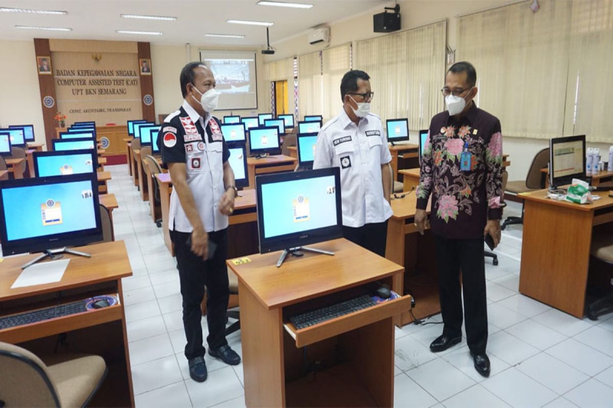 Pelaksanaan SKD Catar Poltekip dan Poltekim, Kemenkumham Jateng peroleh apresiasi dari Sesditjenpas