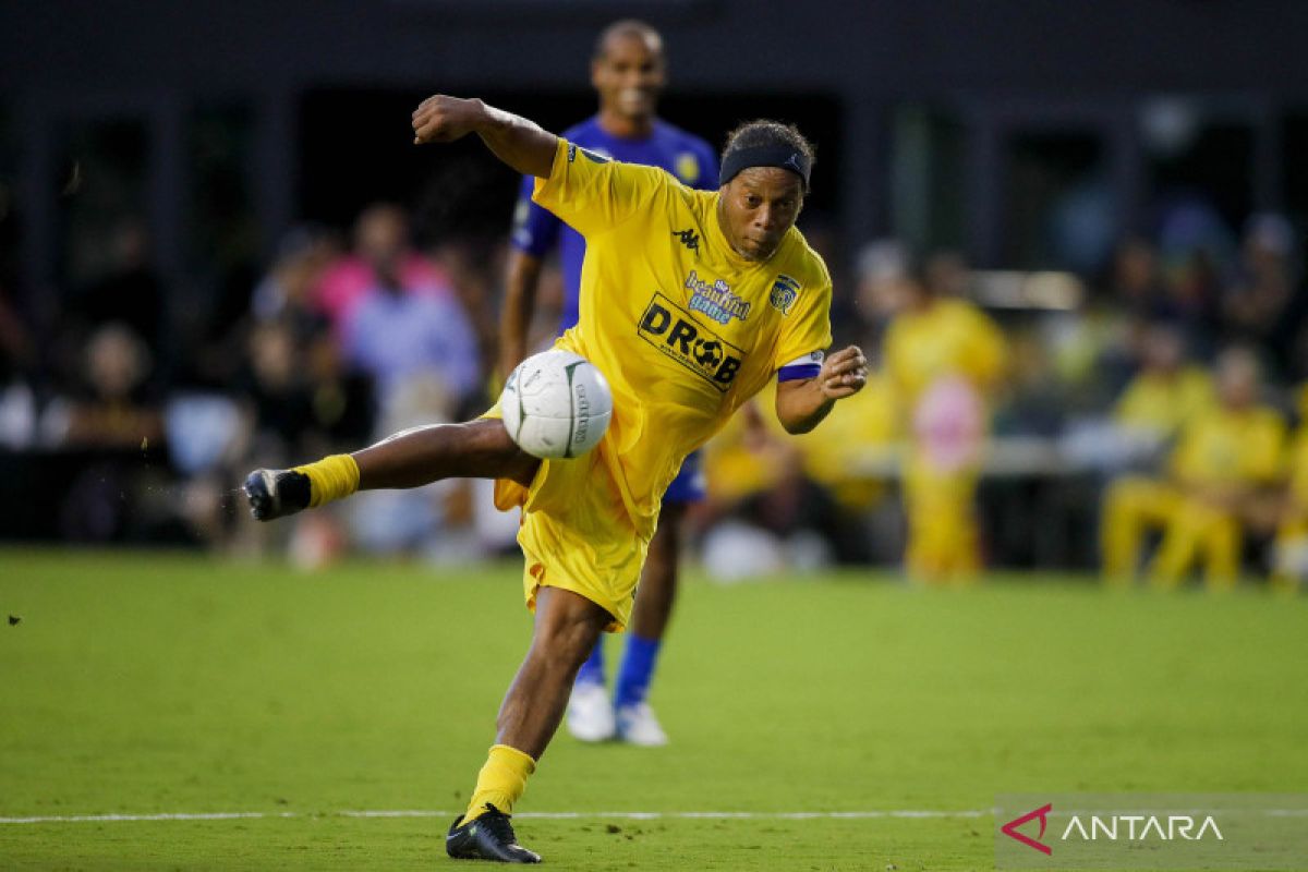 Ronaldinho bakal hadir di Stadion Kanjuruhan Jawa Timur