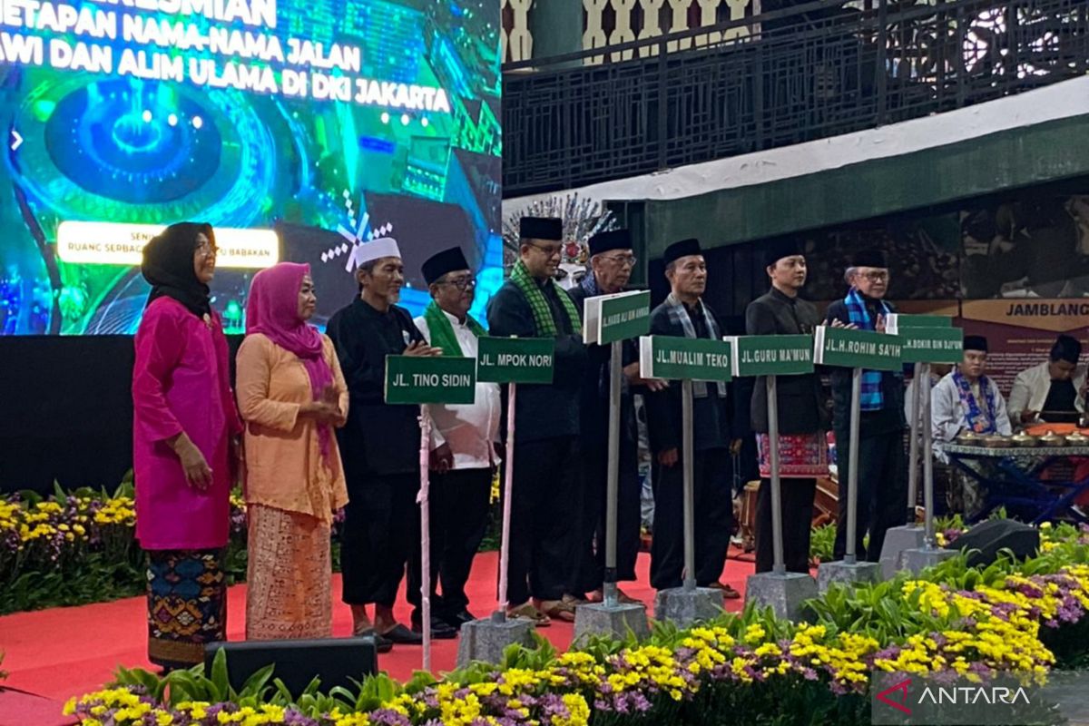 Ini puluhan tokoh Betawi jadi nama jalan di Jakarta