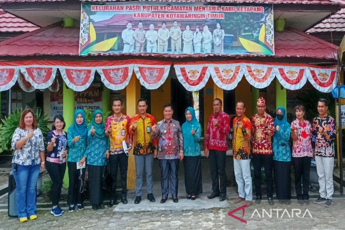 Wakili Kotim ke provinsi, Kelurahan Pasir Putih hilangkan pandangan negatif lokalisasi