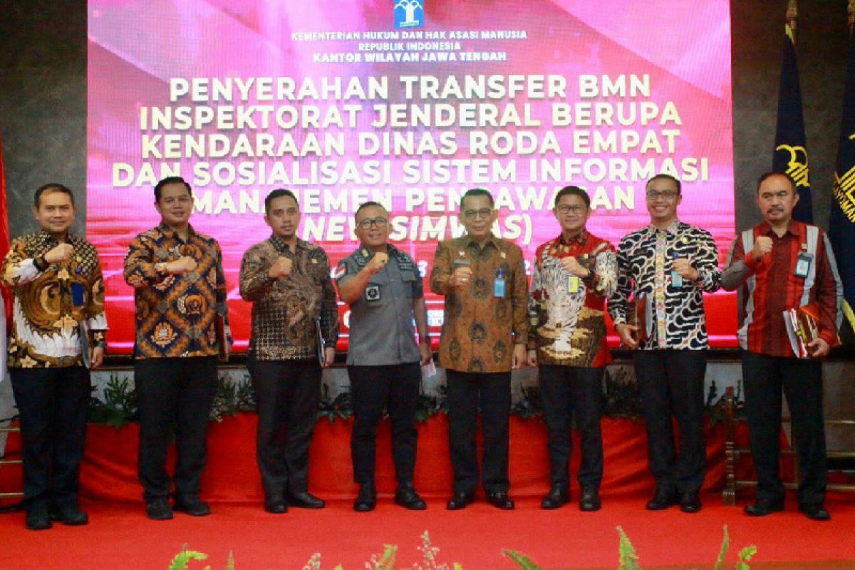 5 UPT Kemenkumham Jateng terima limpahan BMN