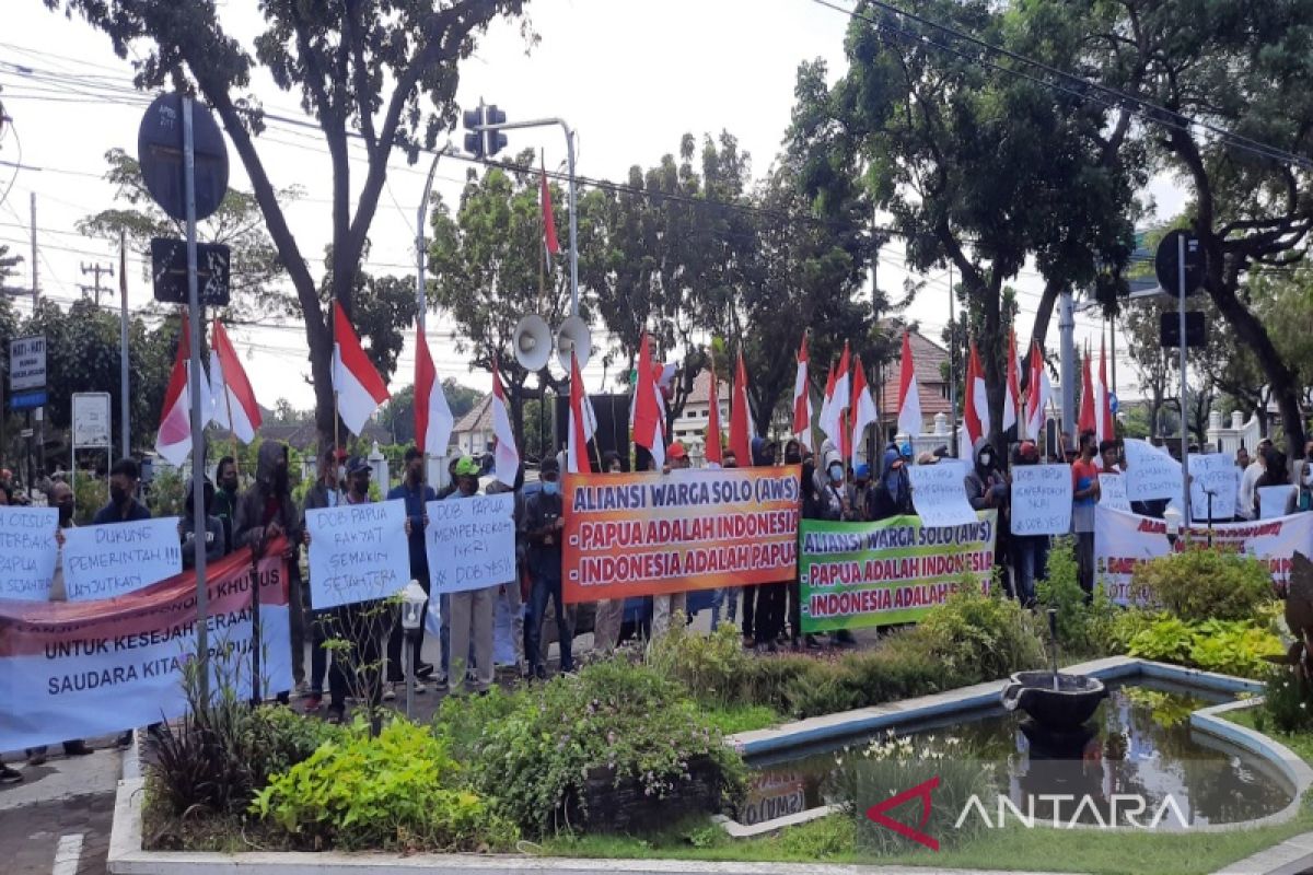 Aliansi Warga Solo  dukung pengesahan RUU DOB Papua