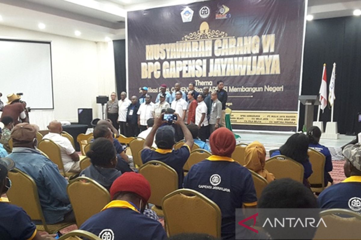 Pemkab Jayawijaya harap Gapensi dapat terus hasilkan kontraktor handal