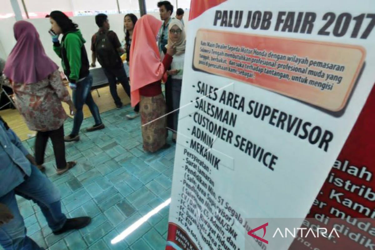 Pemprov Sulteng  ajak 50 perusahaan terlibat bursa kerja 2022