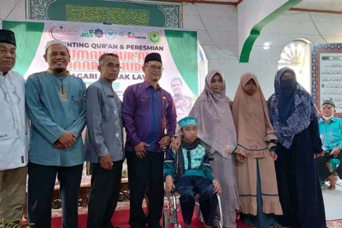 Masyarakat Nagari Sariak Laweh dirikan Rumah Quran Darul Huda cetak para hafiz