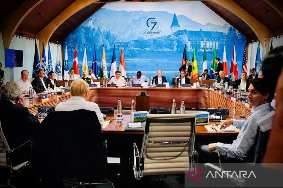 KTT G7, Presiden Jokowi: Ratusan juta rakyat negara berkembang terancam kelaparan