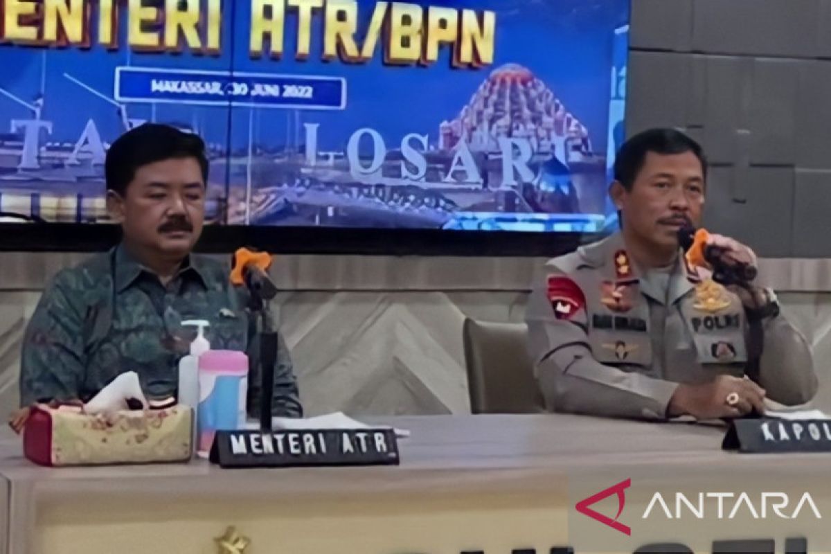 Menteri ATR/BPN mengapresiasi penanganan kasus mafia tanah di Sulsel