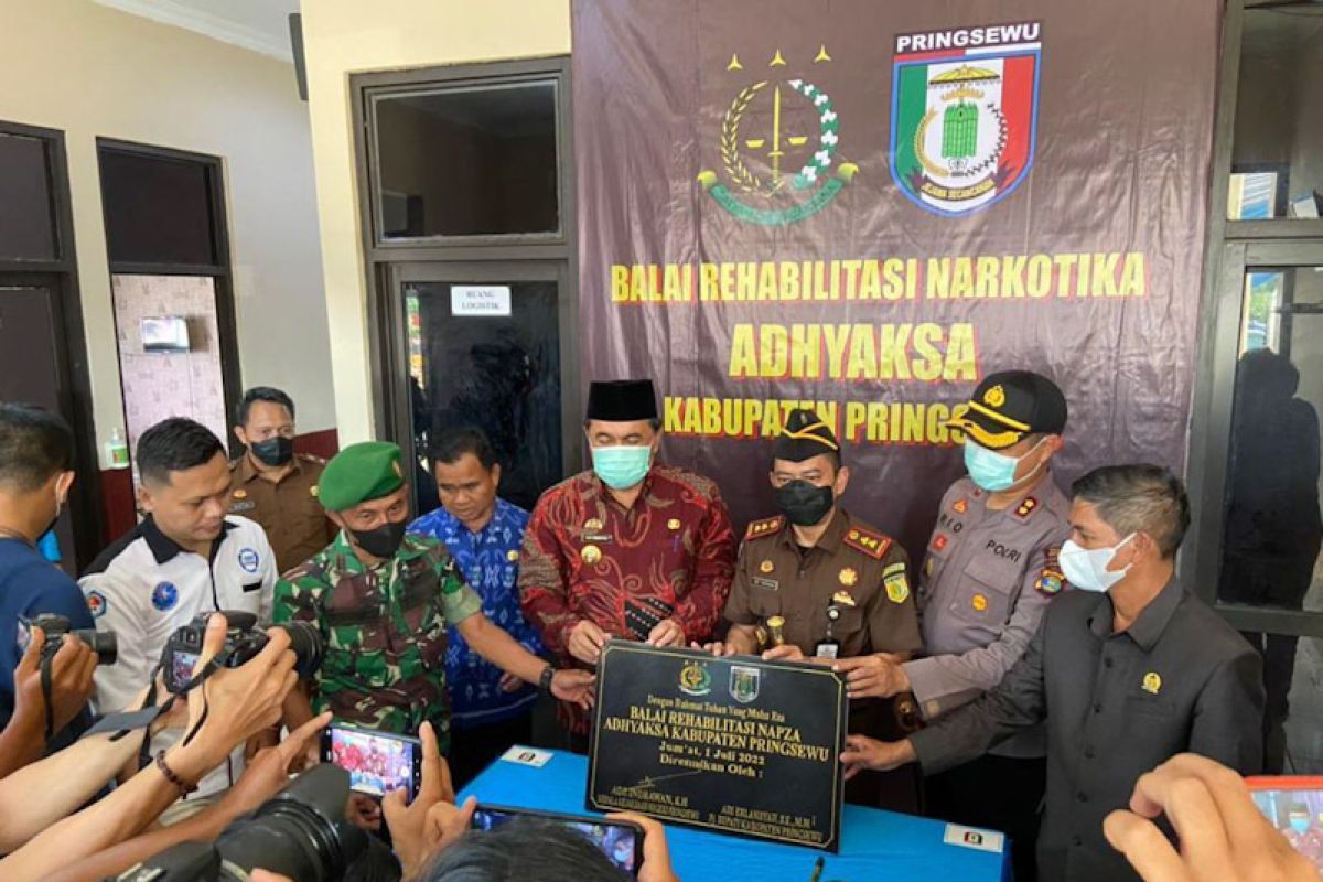 Kejaksaan Negeri Pringsewu resmikan Balai Rehabilitasi Narkotika