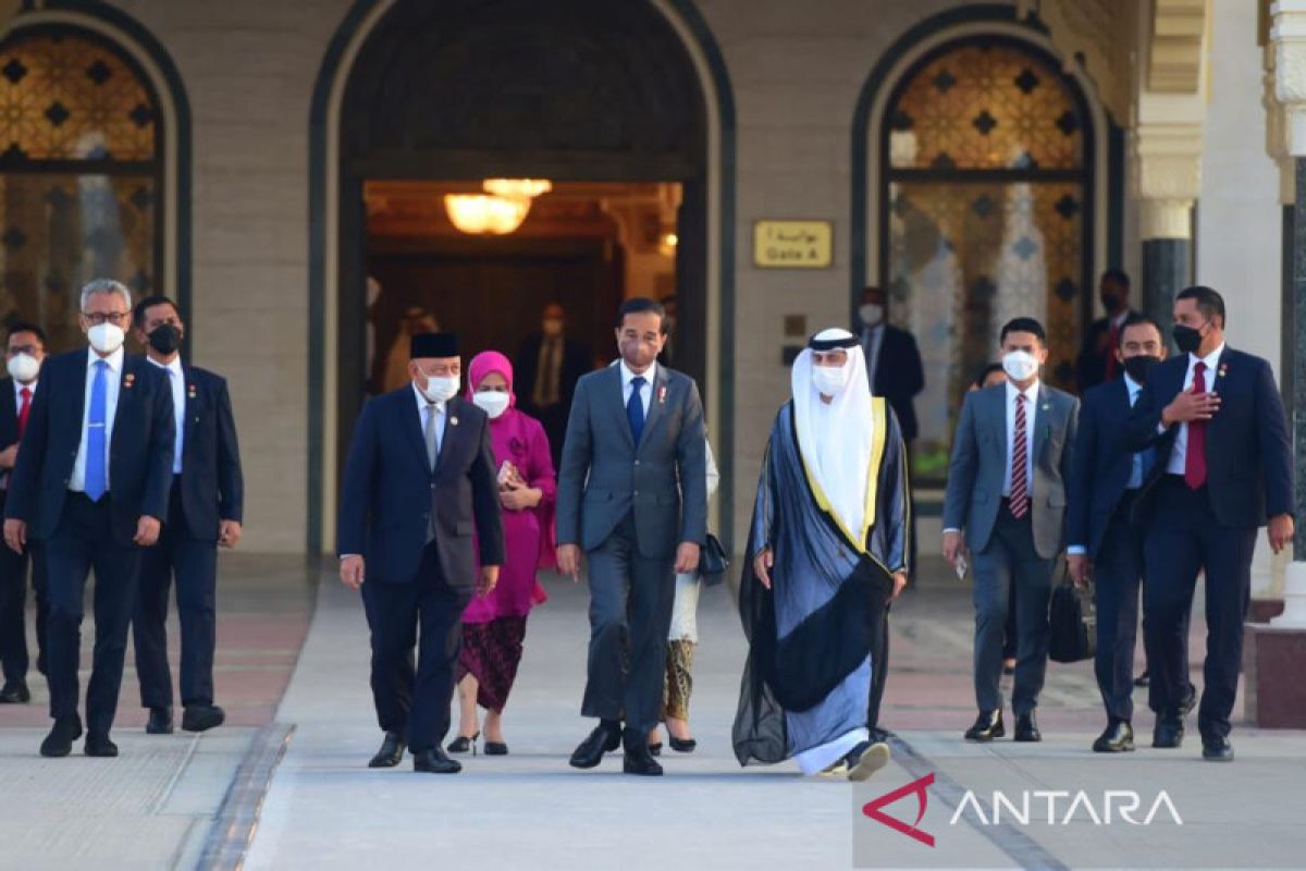 Presiden Jokowi kembali ke Tanah Air dari Abu Dhabi
