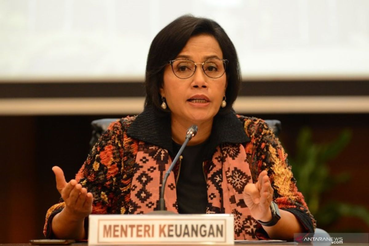 Menkeu Sri Mulyani sebut APBN semester I catatkan masih surplus Rp73,6 triliun