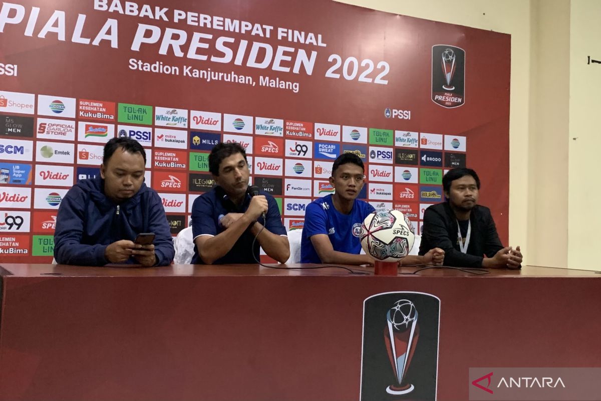 Arema siap lakoni babak semi final Piala Presiden