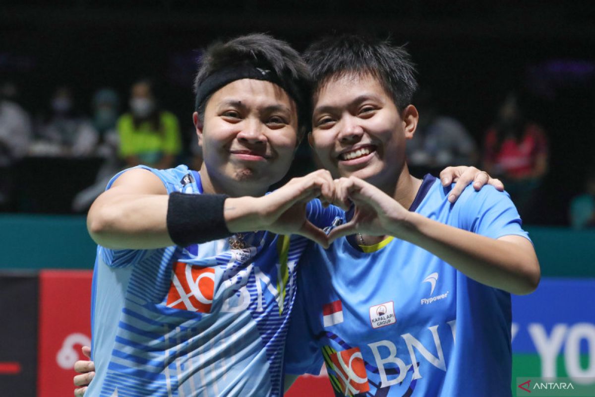 Apriyani/Fadia butuh waktu 1 jam 19 menit demi ke perempat final Malaysia Open 2023