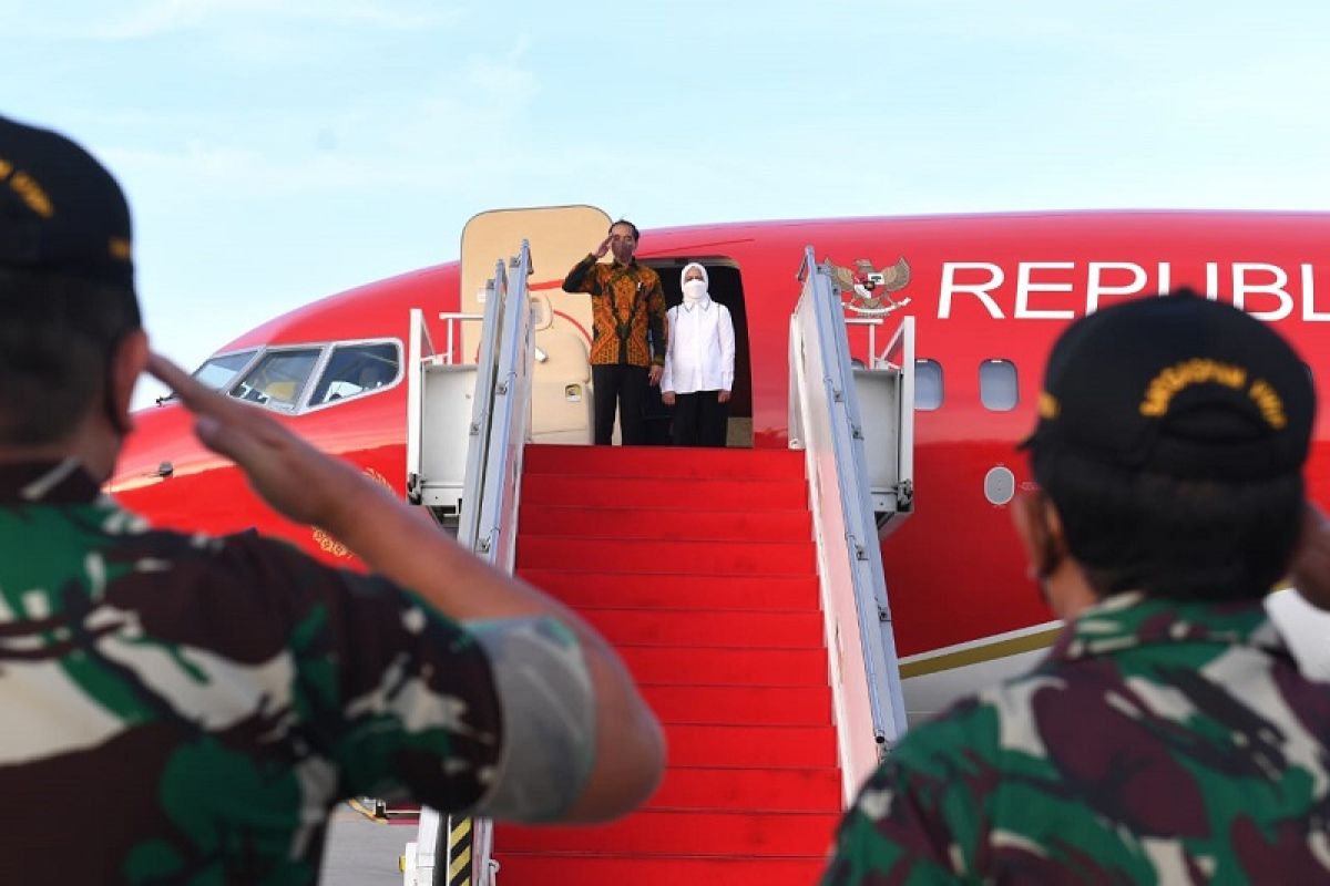Presiden bertolak ke Semarang untuk hadiri peringatan Hari Bhayangkara