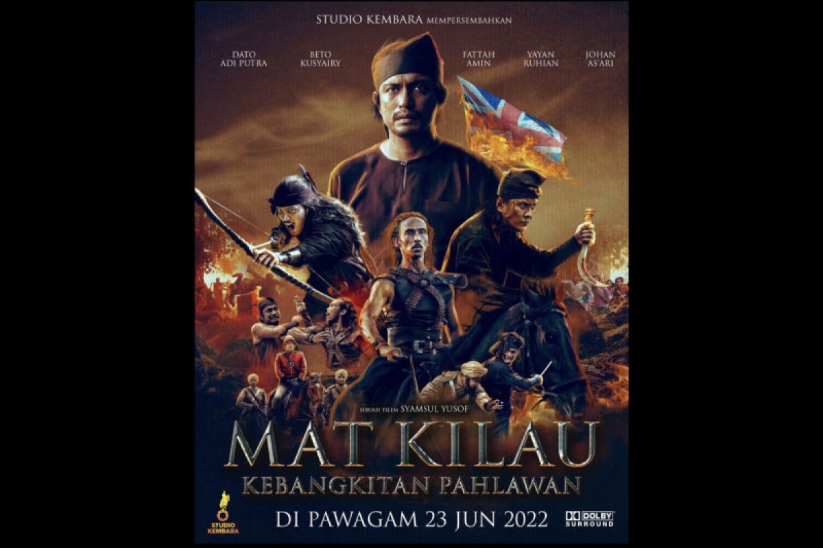 Film "Mat Kilau" raup RM7,3 juta dari penjualan tiket dalam satu hari