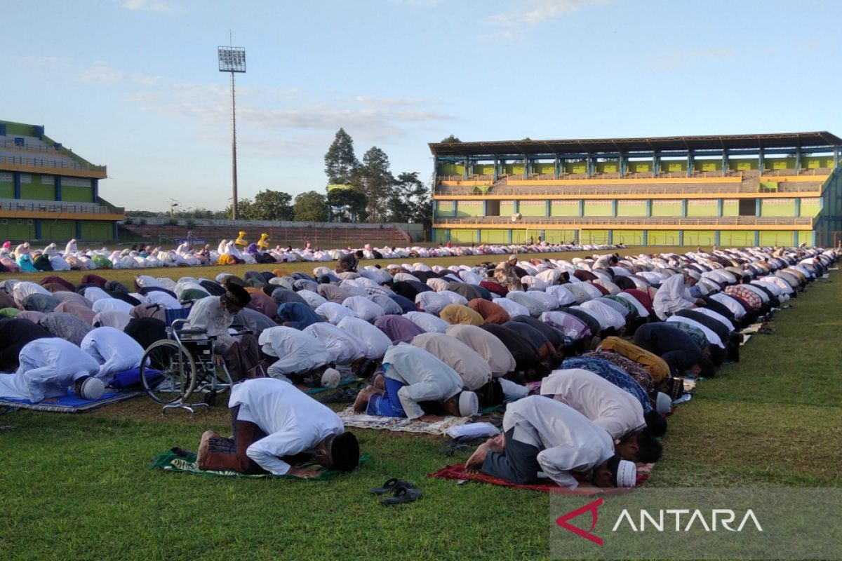 Khatib : Jaga kerukunan meski ada perbedaan waktu Shalat Id