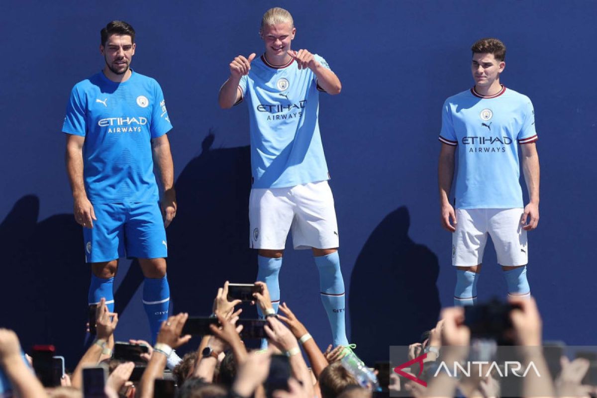 Haaland diharapkan ikuti jejak Aguero dan Gabriel Jesus di Man City