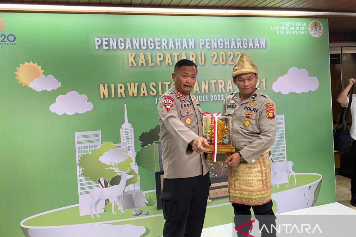 Aipda Dodi Permana raih Kalpataru 2022 dari penanganan sampah