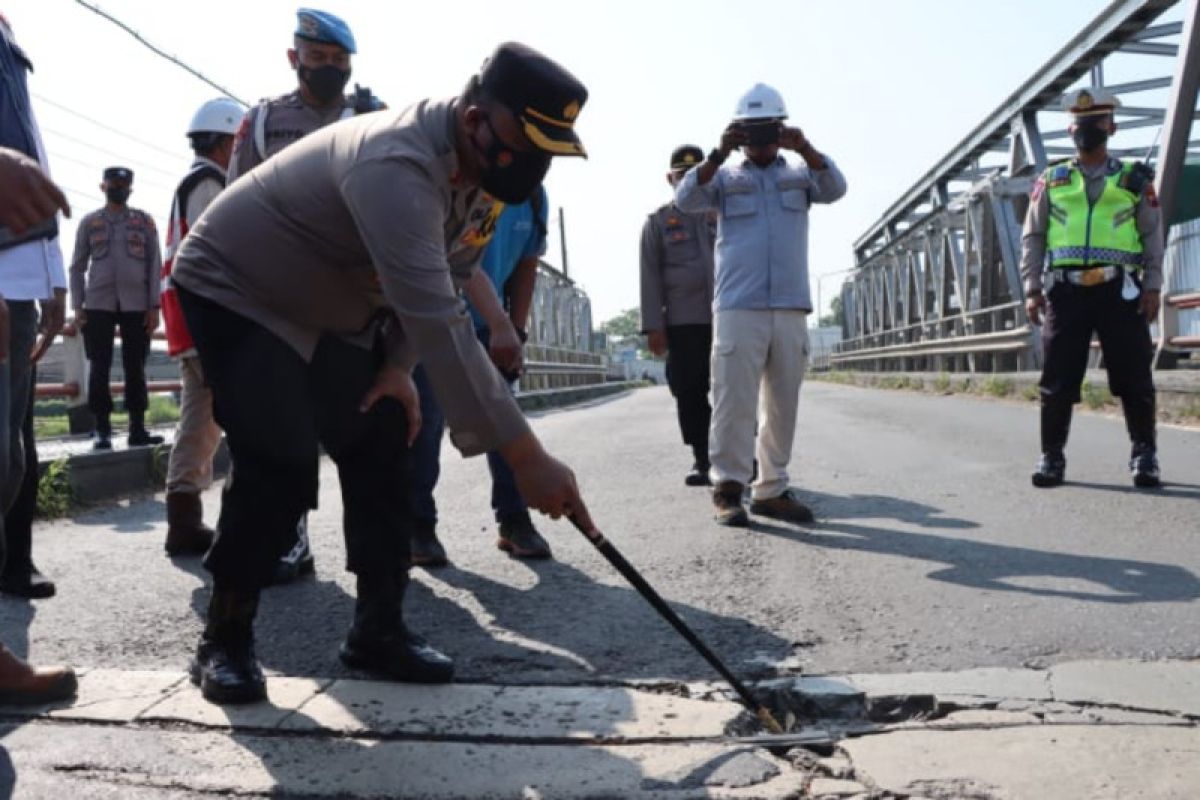 Ini rute melewati Demak karena perbaikan Jembatan Wonokerto