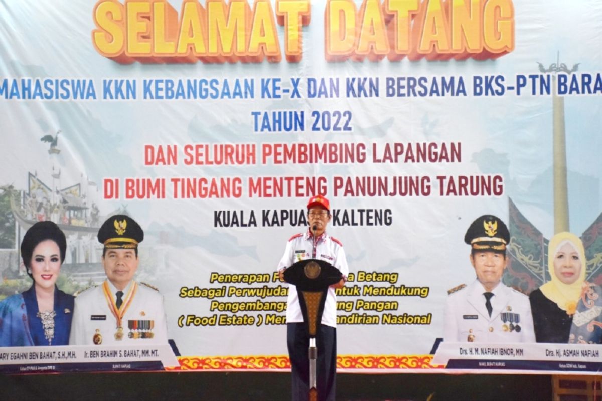 Pemkab Kapuas bangga jadi tuan rumah KKN Kebangsaan