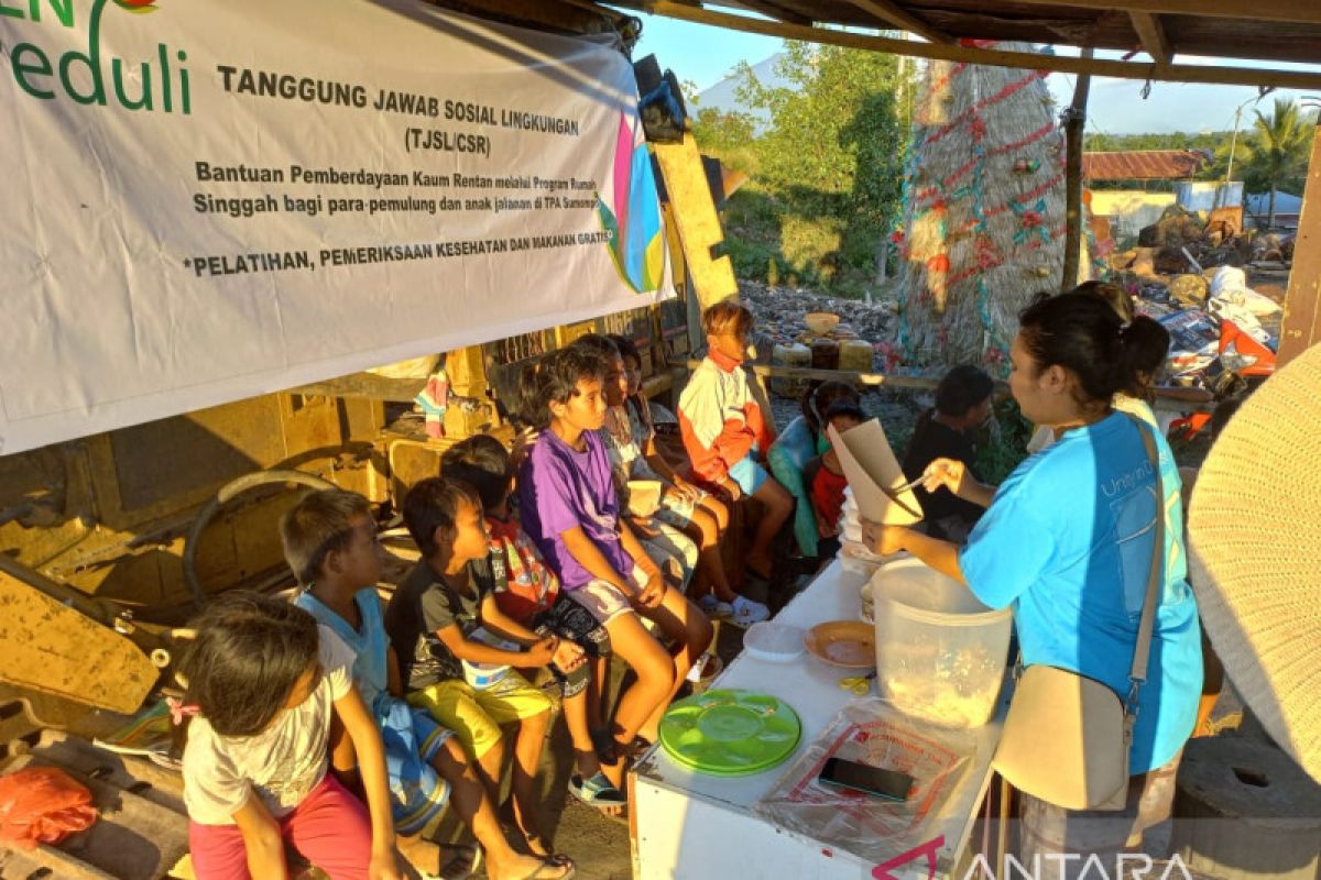 PLN beri pelatihan keterampilan pemulung dan anak jalanan di TPA Sumompo