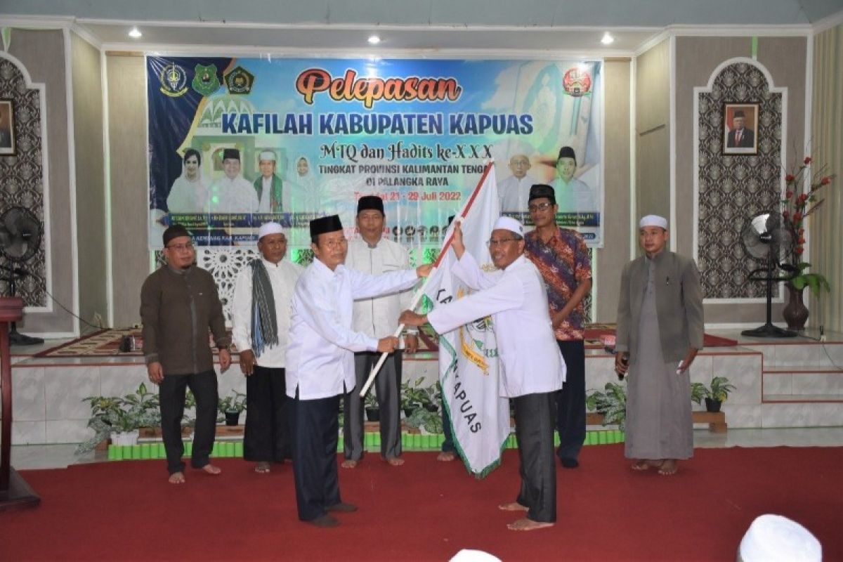 Wabup berharap Kafilah Kapuas tampilkan yang terbaik pada MTQH Kalteng