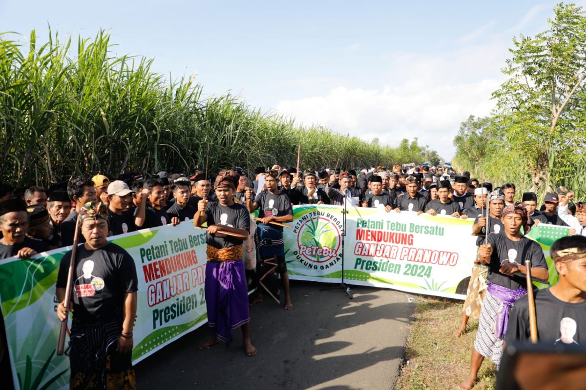 Petani tebu di Dompu deklarasikan Ganjar Presiden 2024