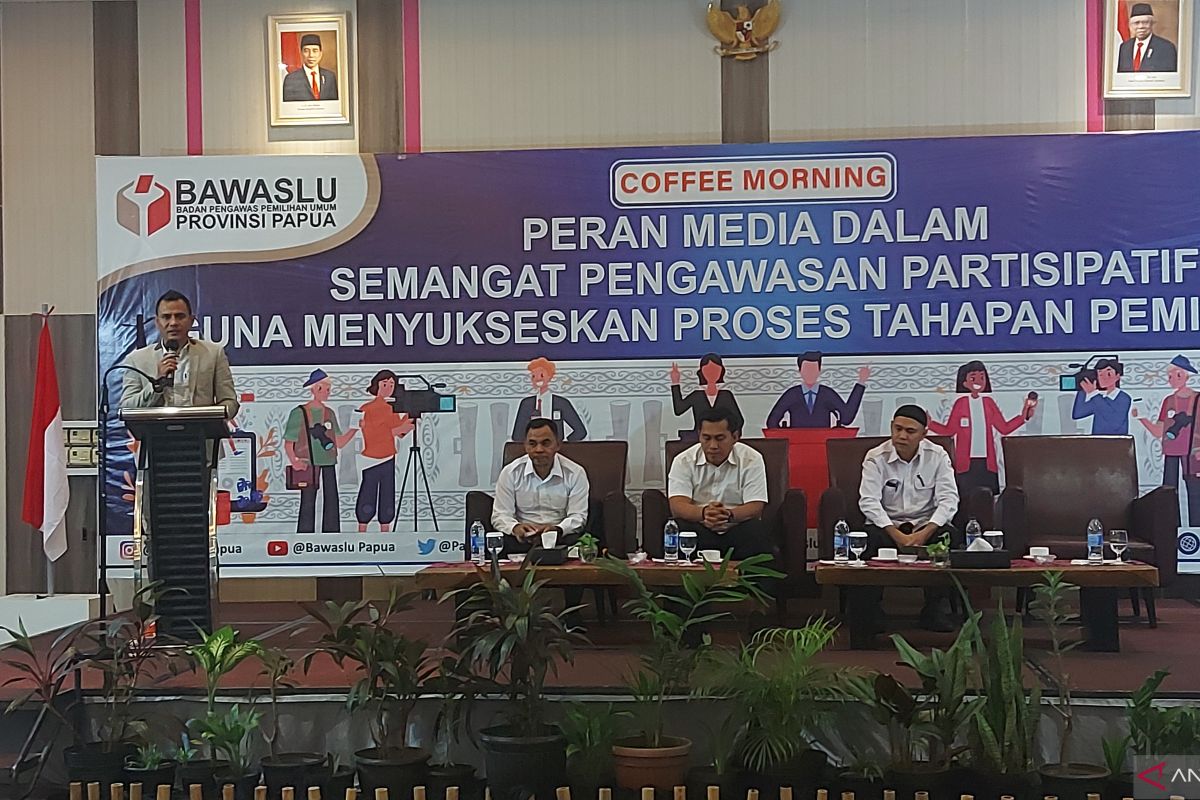 Bawaslu Papua harap media terlibat dalam pengawasan pemilu 2024