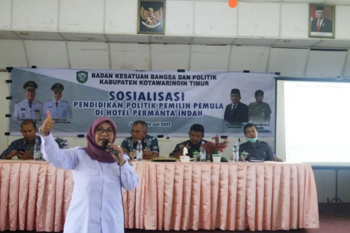 Badan Kesbangpol Kotim gencar sosialisasi pemilu menyasar pemilih pemula