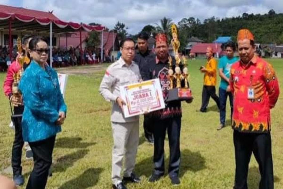 Tewang Manyangen Pelaksana Terbaik Gotong Royong Masyarakat Desa se-Katingan