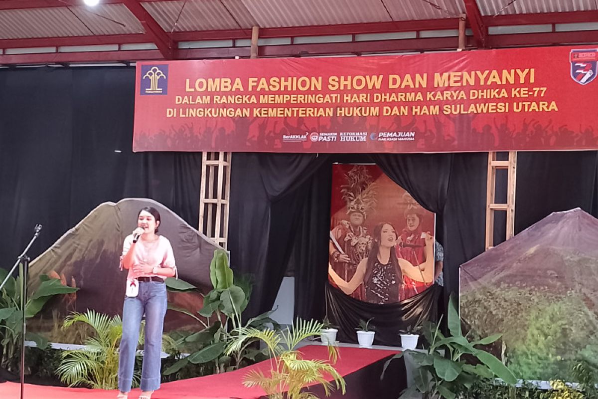 Kemenkumham Sulut gelar lomba busana-menyanyi lestarikan  budaya daerah