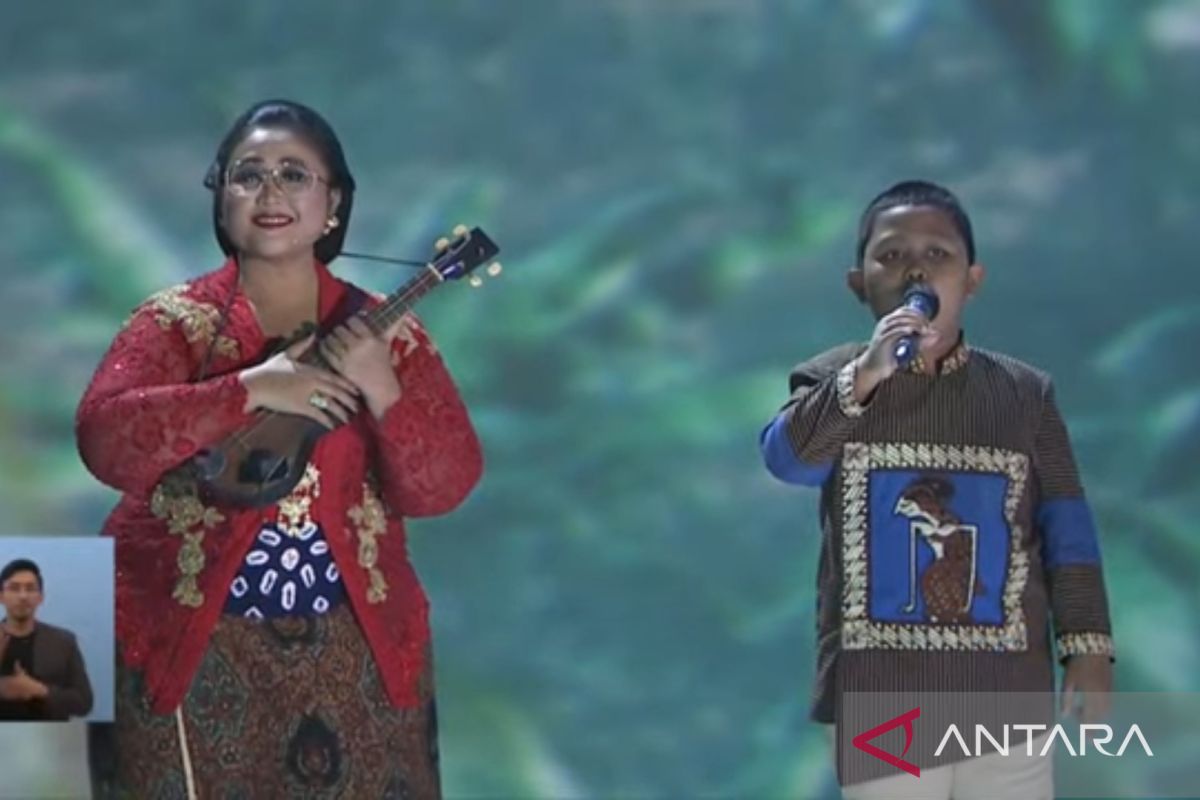 Ardha Krisna lantunkan lagu keroncong "Bengawan Solo" pada pembukaan APG 2022