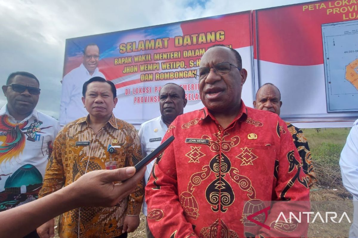 Wamendagri minta konsep tata ruang menjadi kota masa depan Papua Selatan