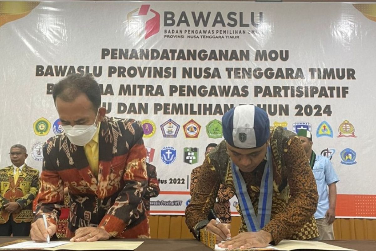 Bawaslu NTT gandeng 32 mitra awasi Pemilu 2024