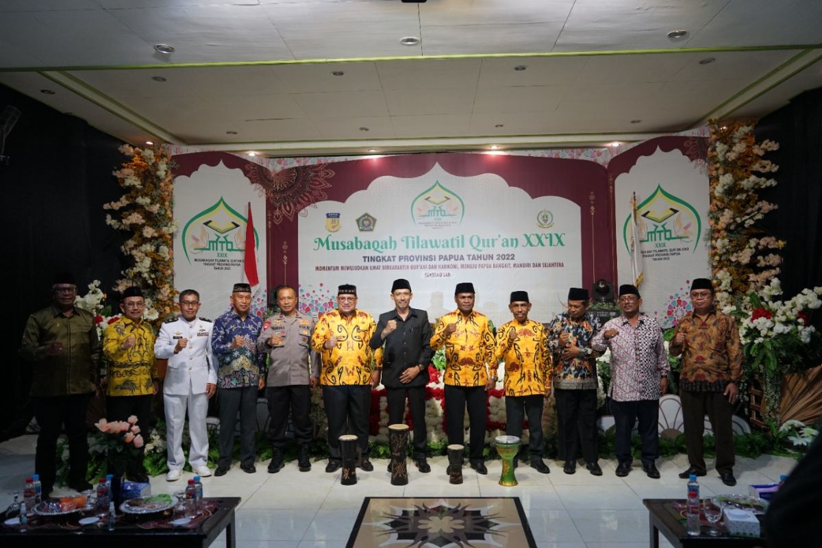 Gubernur Papua minta peserta MTQ XXIX jaga kerukunan dan kekompakan