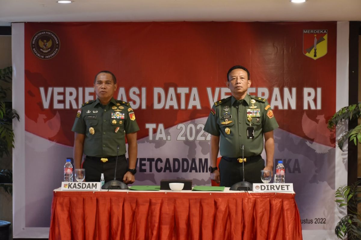 Pangdam XIII/Merdeka: Kegiatan verifikasi untuk pencocokan data veteran