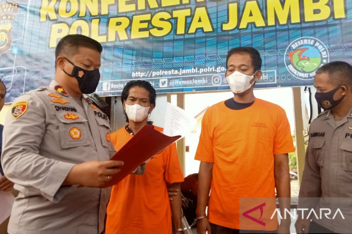 Polisi ringkus sindikat pencuri kabel Telkom di Jambi