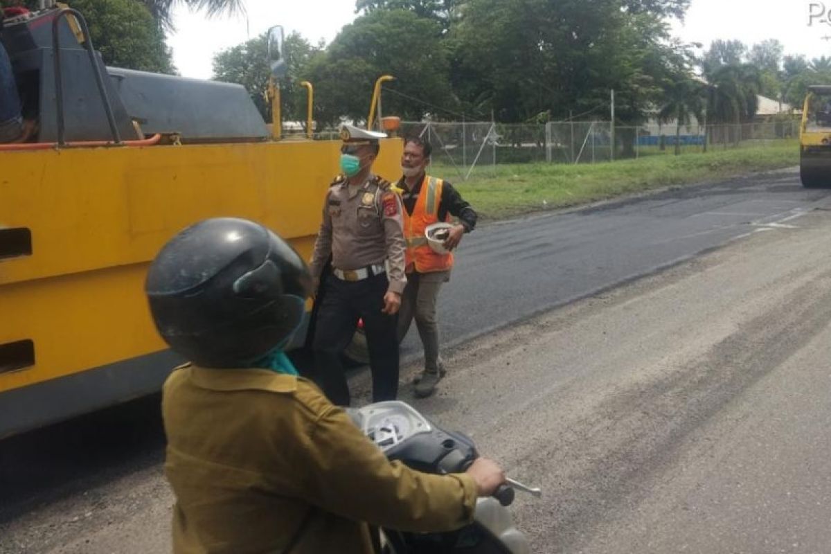 Proyek jalan di Dumai makan korban, polisi segera panggil kontraktor